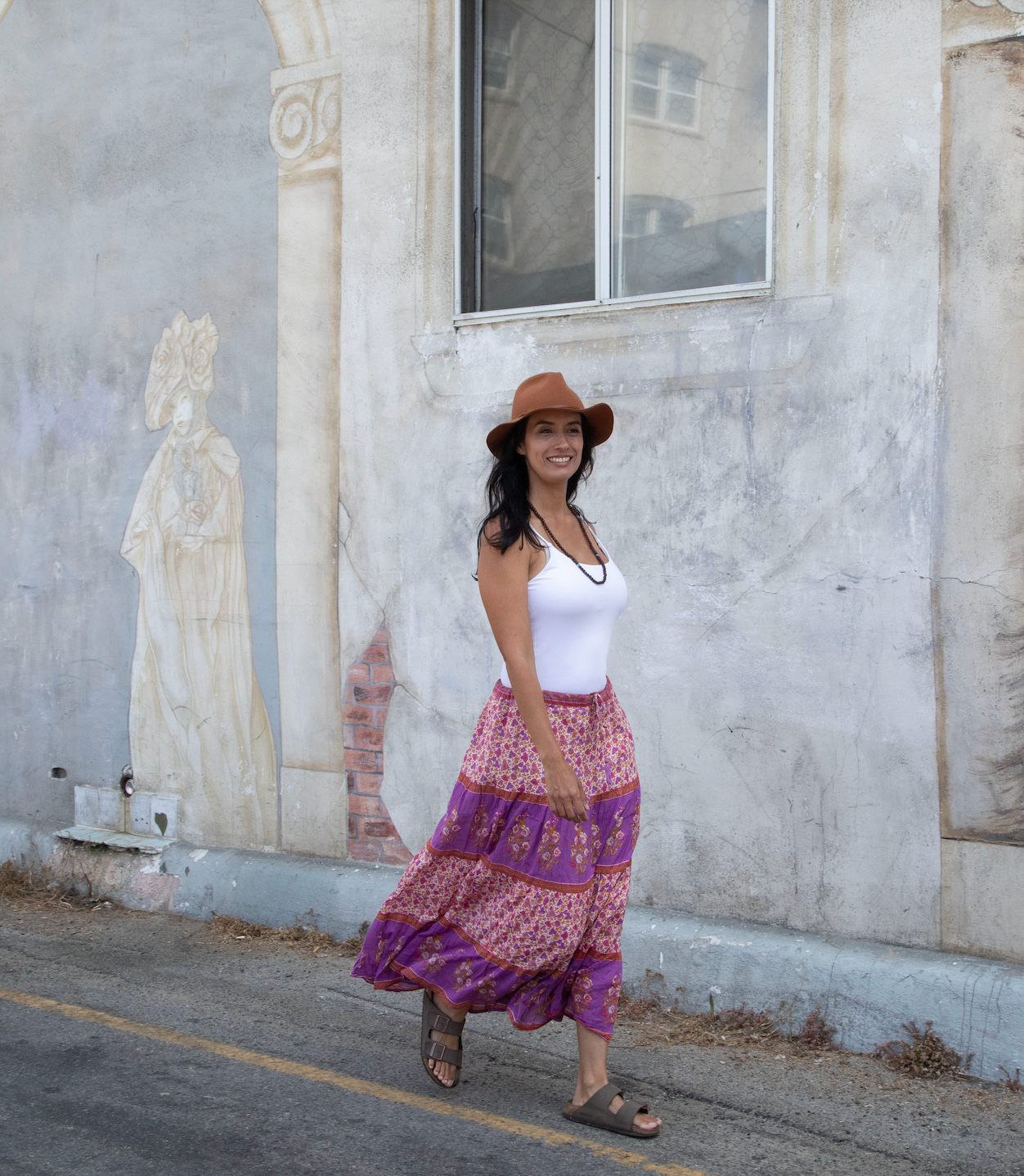 Marilou Printed Maxi Skirt Pink